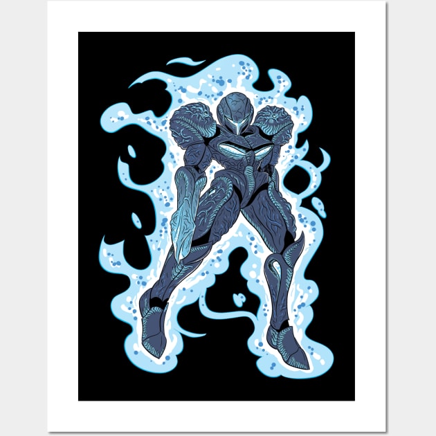 Dark Samus Wall Art by James Nelson